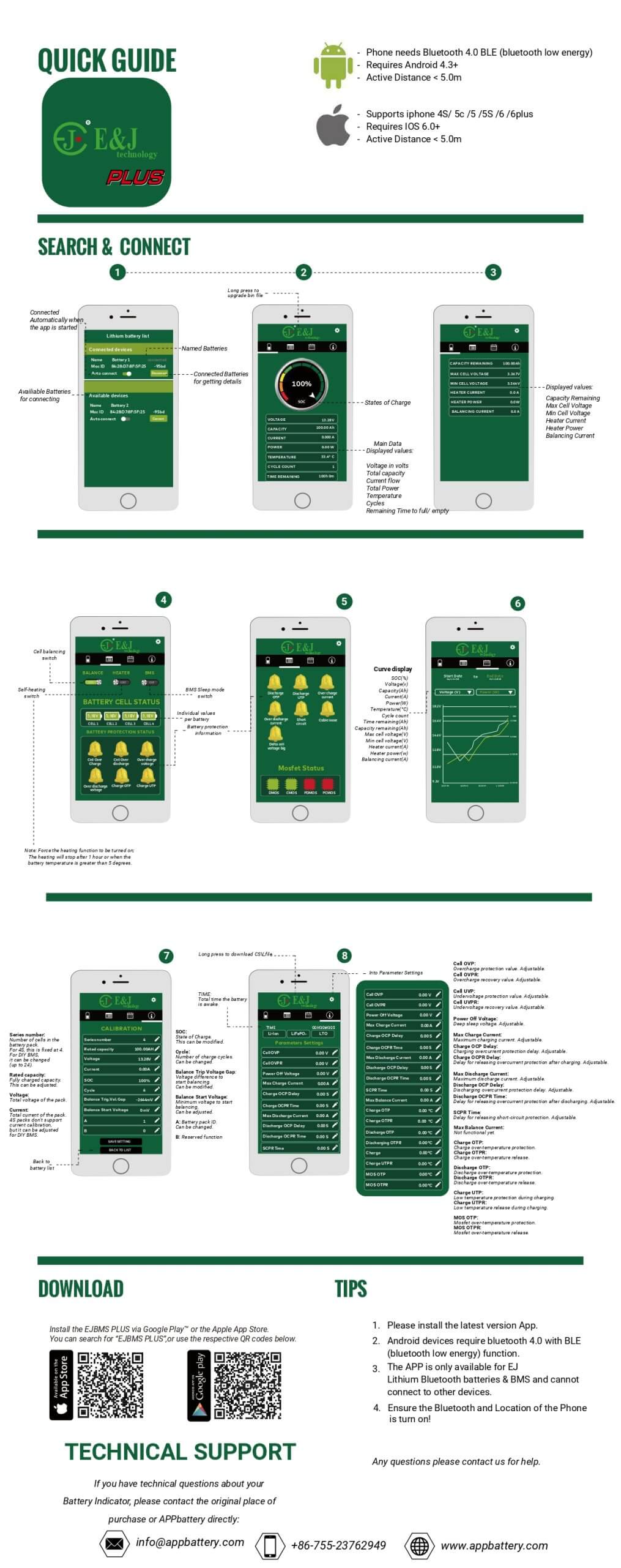SMART BATTERIES - APP Battery